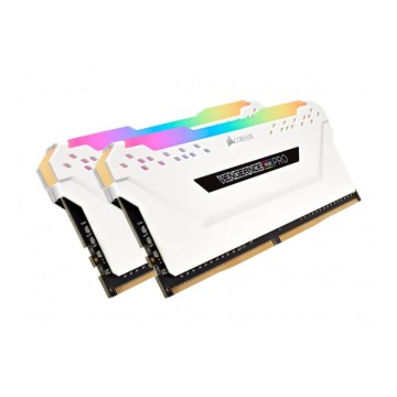 CORSAIR VENGEANCE RGB PRO SERIES 16 GO (2X 8 GO) DDR4 3200 MHZ - BLANC 