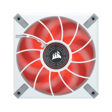 CORSAIR ML120 LED ELITE BLANC 120mm Magnetic Levitation Rouge SINGLE PACK 