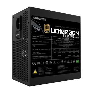 GIGABYTE 1000W PCIe 5 - GP-UD1000GM PG5 V2 - 80+ Gold 