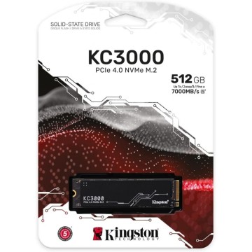KINGSTON SSD KC3000 512G PCIe 4.0 NVMe M.2 *SKC3000S/512G 