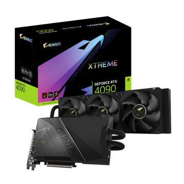 Gigabyte AORUS GeForce RTX 4090 XTREME WATERFORCE 24G NVIDIA 24 Go GDDR6X 