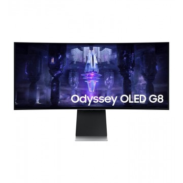 Samsung Odyssey Neo G8 LS34BG850SUXEN écran plat de PC 86,4 cm (34") 3440 x 1440 pixels UltraWide Quad HD OLED Argent 