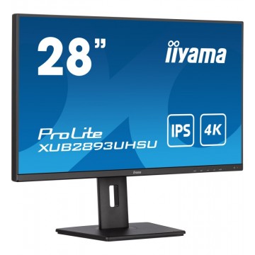 iiyama ProLite écran plat de PC 71,1 cm (28") 3840 x 2160 pixels 4K Ultra HD LED Noir 