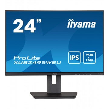 iiyama ProLite XUB2495WSU-B5 écran plat de PC 61,2 cm (24.1") 1920 x 1200 pixels WUXGA LCD Noir 