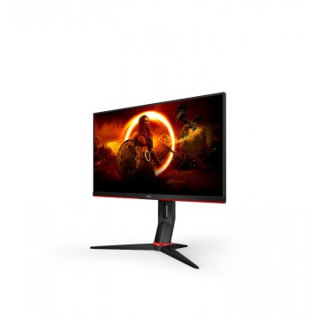 AOC G2 Q24G2A/BK écran plat de PC 60,5 cm (23.8") 2560 x 1440 pixels Noir, Rouge 