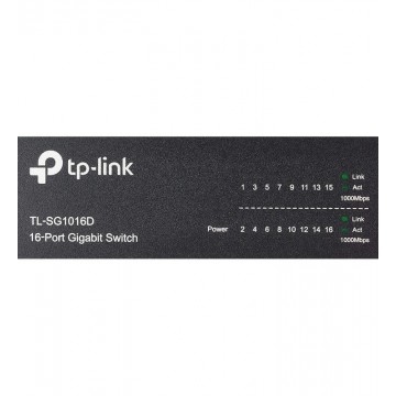 TP-Link TL-SG1016D  - Switch rackable/de bureau 16 ports Gigabit 