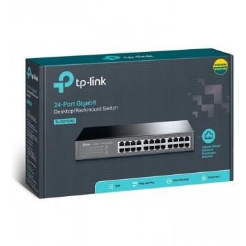 TP-Link TL-SG1024D - Switch rackable/de bureau 24 ports Gigabit 