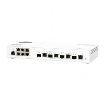 QNAP QSW-M2106-4C commutateur réseau Géré L2 2.5G Ethernet (100/1000/2500) Blanc 