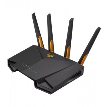 ASUS TUF Gaming AX3000 V2 routeur sans fil Gigabit Ethernet Bi-bande (2,4 GHz / 5 GHz) Noir, Orange 