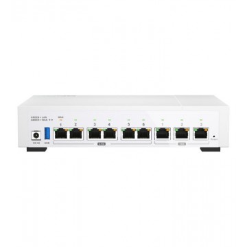 QNAP QHora-322 Routeur connecté 2.5 Gigabit Ethernet, 10 Gigabit Ethernet Blanc 