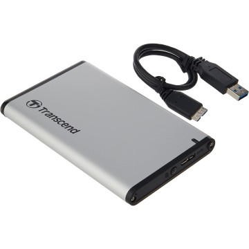 TRANSCEND Boîtier vide pour SSD/HDD 2.5p SATA III USB 3.1 Gen 1