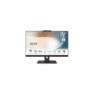 MSI Modern AM242TP 12M-412EU Intel® Core? i7 i7-1260P 60,5 cm (23.8") 1920 x 1080 pixels Écran tactile PC All-in-One 16 Go DDR4-
