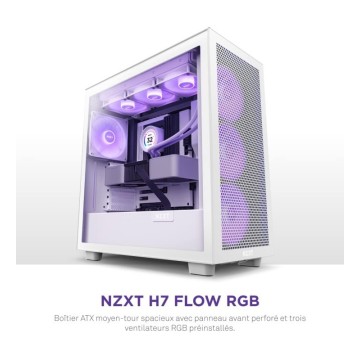NZXT H7 Flow RGB White 