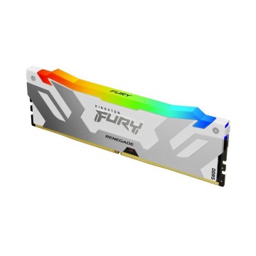 Kingston Technology FURY 64 Go 6000 MT/s DDR5 CL32 DIMM (Kits de 2) Renegade RGB Blanc XMP 