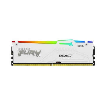 Kingston Technology FURY Beast 32 Go 6000 MT/s DDR5 CL36 DIMM (Kits de 2) White RGB EXPO 