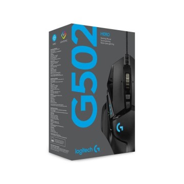 LOGITECH G502 (Hero) Gaming USB Noir 