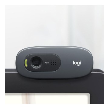 Logitech C270 HD webcam 3 MP 1280 x 720 pixels USB 2.0 Noir 