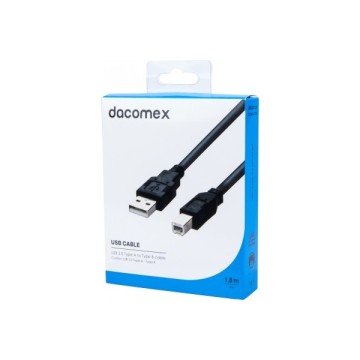 DACOMEX Cordon USB 2.0 Type-A - Type-B - 1,8 m199012