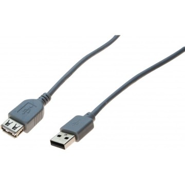 DACOMEX Sachet rallonge USB 2.0 Type-A / Type A grise - 2 m194032