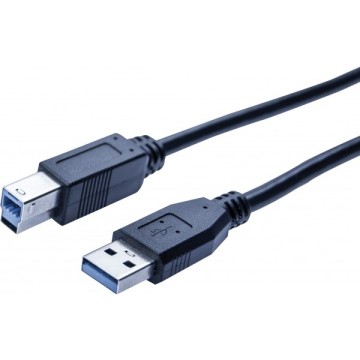 Cordon USB 3.0 type A / B noir - 3,0 m352468Cordon USB 3.0 type A / B noir - 3,0 m