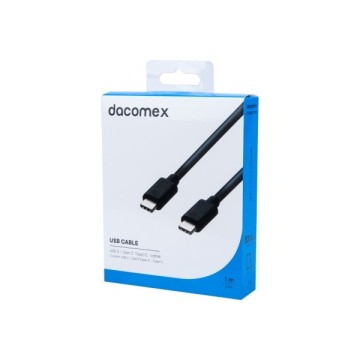 DACOMEX Cordon USB 3.1 Gen2 Type-C - Type-C - 1 m199067
