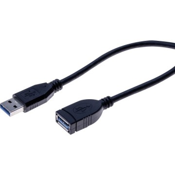 Rallonge éco USB  3.0 type A / A noire - 2,0 m532461Rallonge éco USB  3.0 type A / A noire - 2,0 m