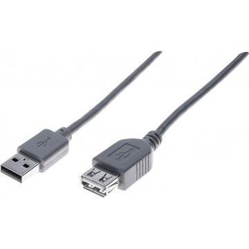 Rallonge éco USB 2.0 A / A grise - 5,0 m532415