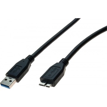 Cordon USB 3.0 type A / micro B noir - 5,0 m532476