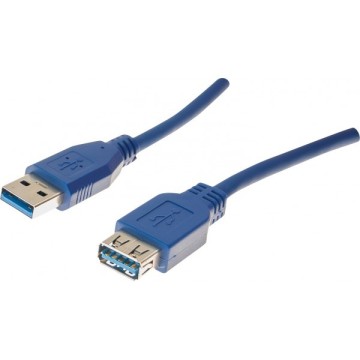 Rallonge USB 3.0 type A / A bleue - 1,0 m532478
